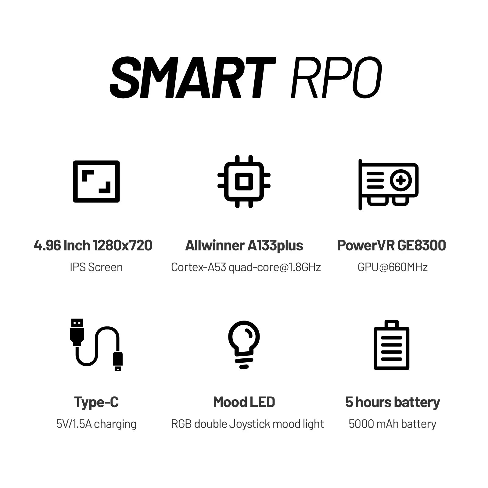 Trimui Smart Pro consola de juegos portátil , sistema operativo Linux, consola retro, 128GB – 11,000 juegos retro