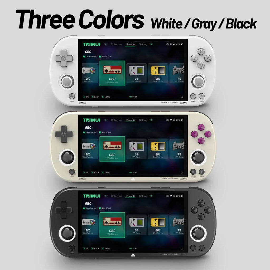 Trimui Smart Pro consola de juegos portátil , sistema operativo Linux, consola retro, 128GB – 11,000 juegos retro